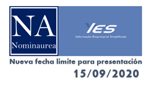 Fecha límite para presentación de la IES/DA aplazado para el 15 de septiembre de 2020